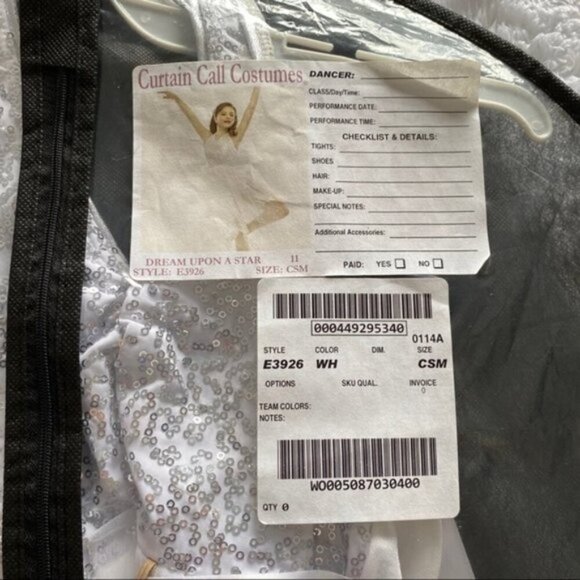 Dream upon a star dance contemporary costume CSM - Picture 2 of 7